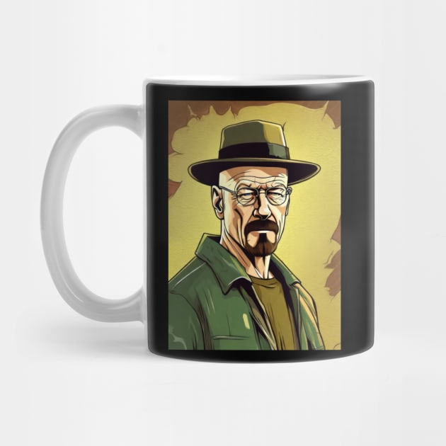 Walter White - Heisenberg by Buff Geeks Art